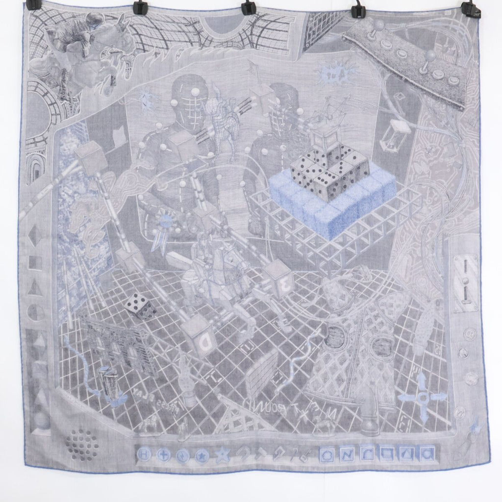 Hermes by Elias Kafouros Neat Round Carre Silk Scarf — view 6