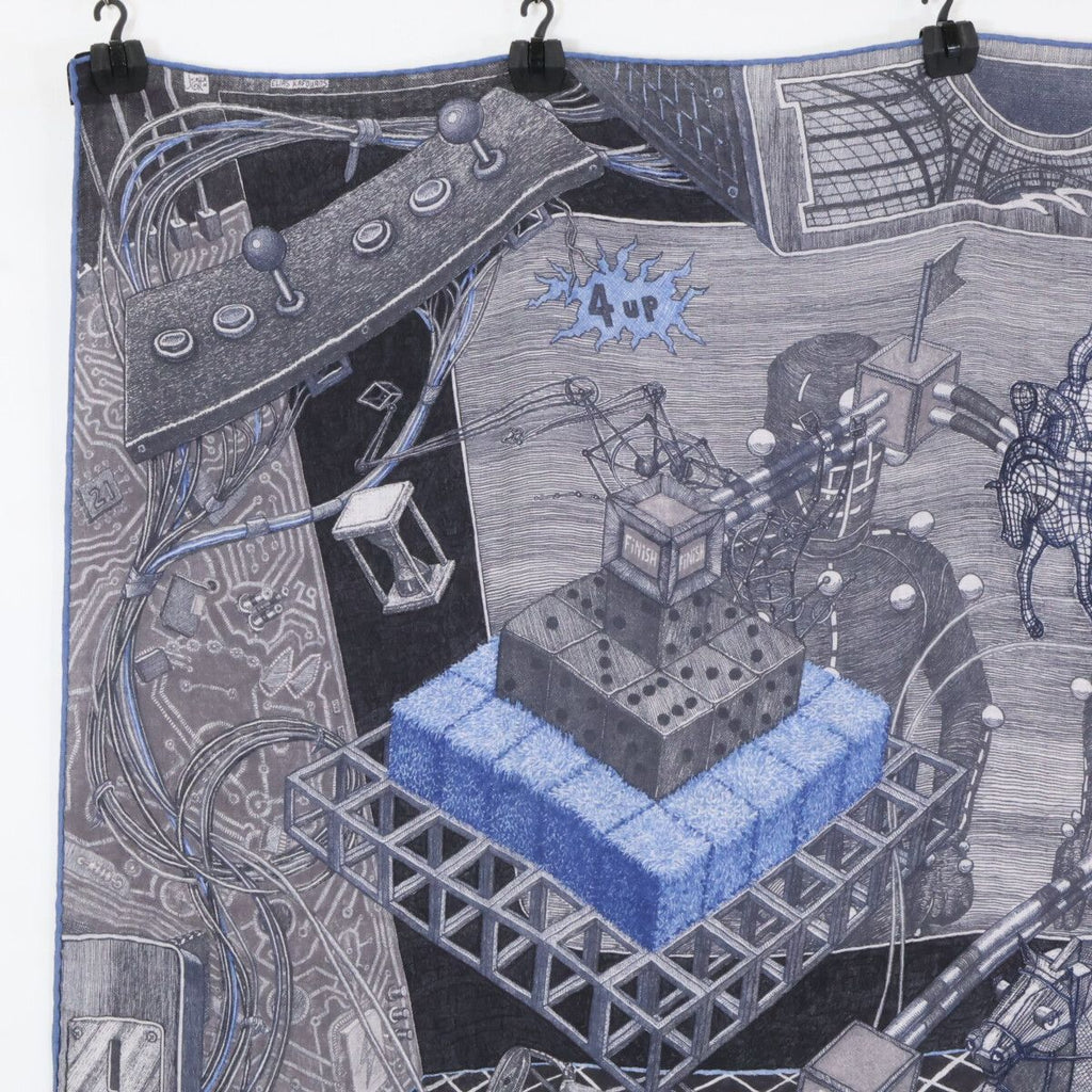 Hermes by Elias Kafouros Neat Round Carre Silk Scarf — view 2