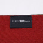 Hermes Allover Silk Wool Shawl Scarf — view 7