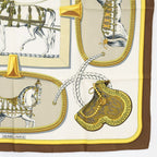 Hermes Grand Apparat Silk Carre 90 Scarf — view 5