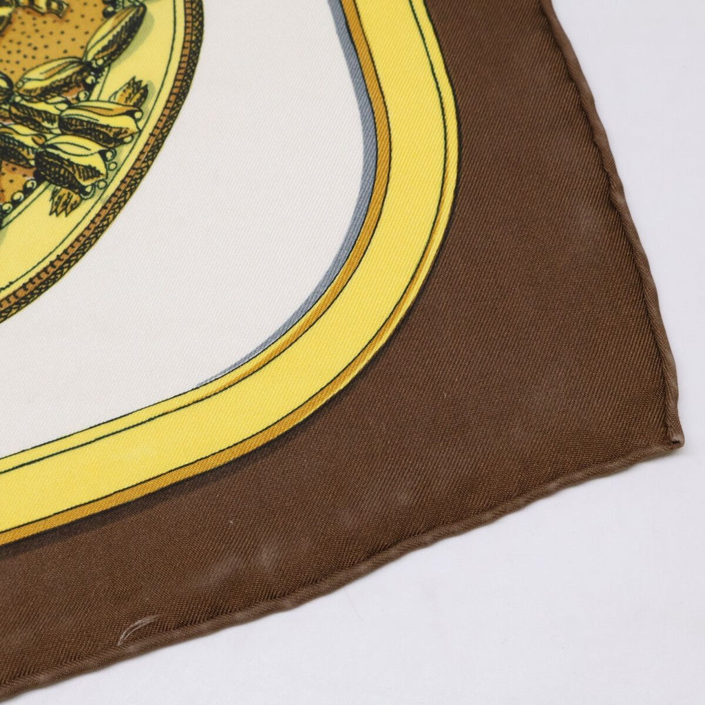 Hermes Grand Apparat Silk Carre 90 Scarf — view 8