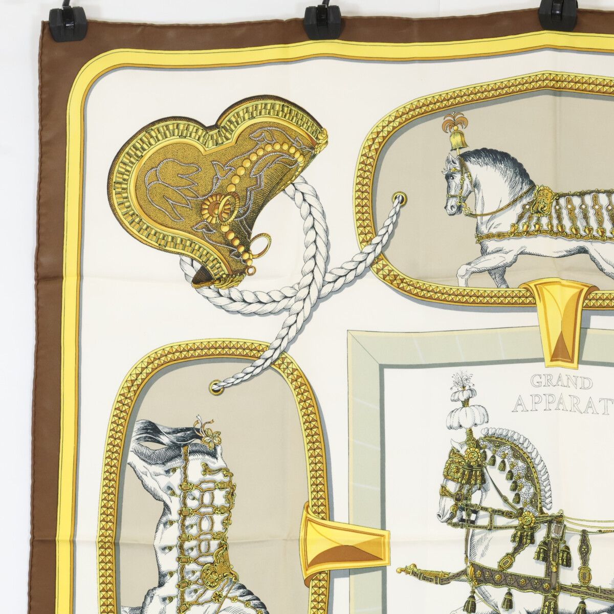 Hermes Grand Apparat Silk Carre 90 Scarf — view 2