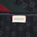 Gucci Sherry Line GG Pattern Silk Wool 37 180 cm Scarf — view 4