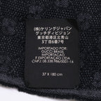 Gucci Sherry Line GG Pattern Silk Wool 37 180 cm Scarf — view 6