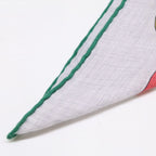 Hermes Bouquets Sellier Cashmere Silk Triangle Juan Scarf — view 6
