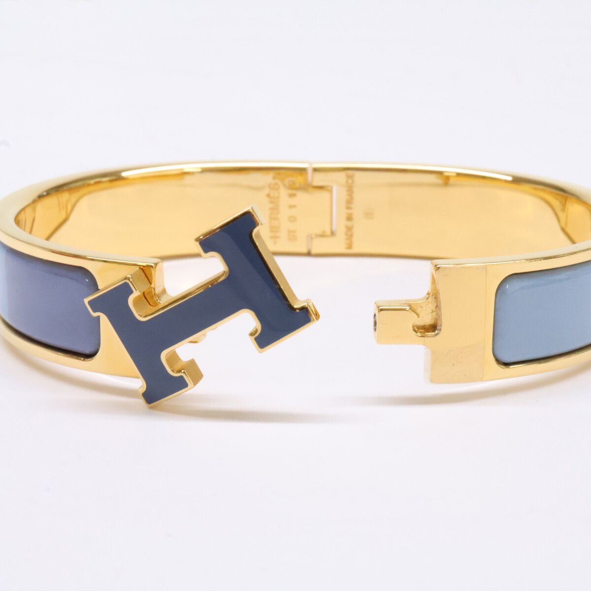 Hermes Clic PM Click PM Motif Enamel Bracelet — view 7