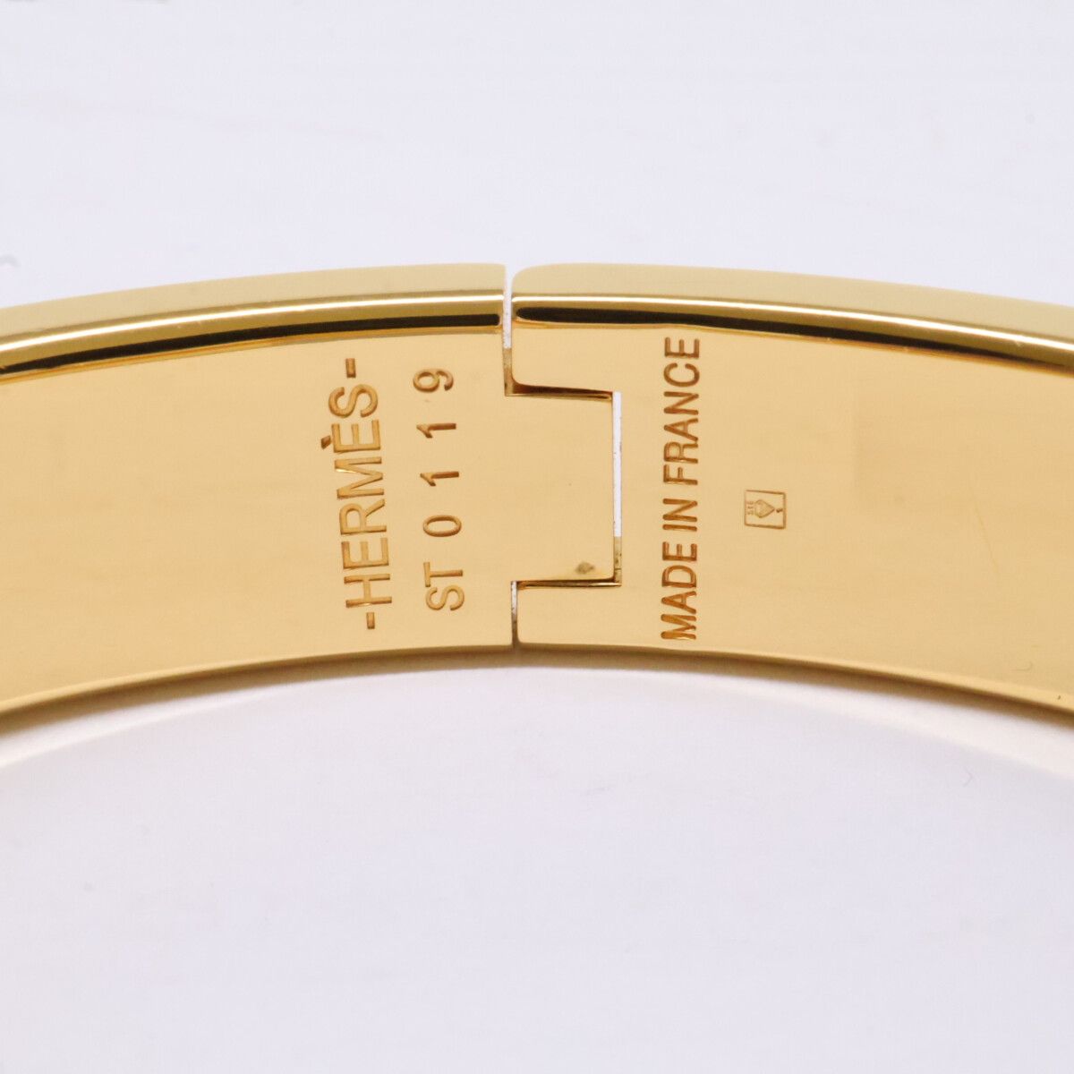 Hermes Clic PM Click PM Motif Enamel Bracelet — view 8