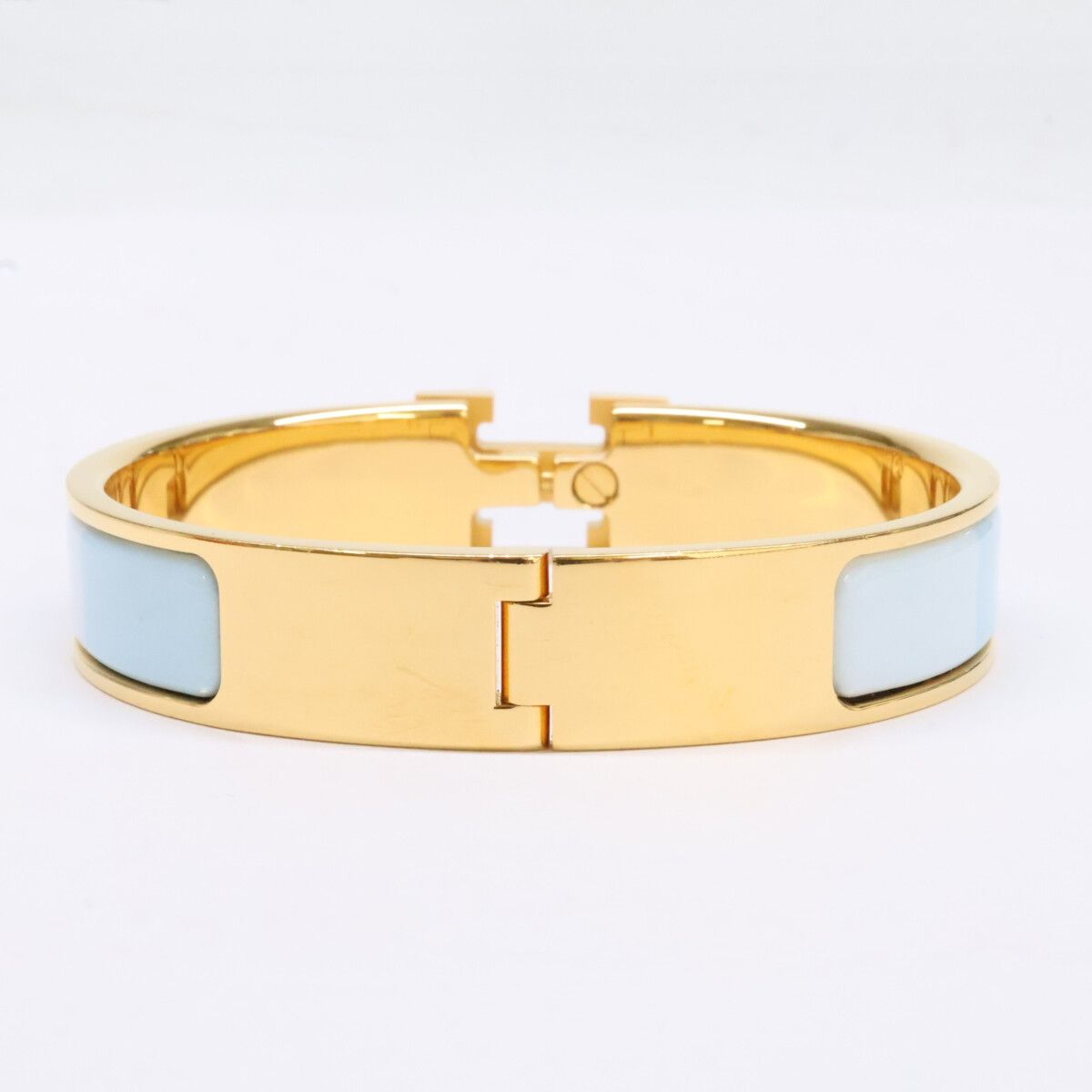 Hermes Clic PM Click PM Motif Enamel Bracelet — view 4