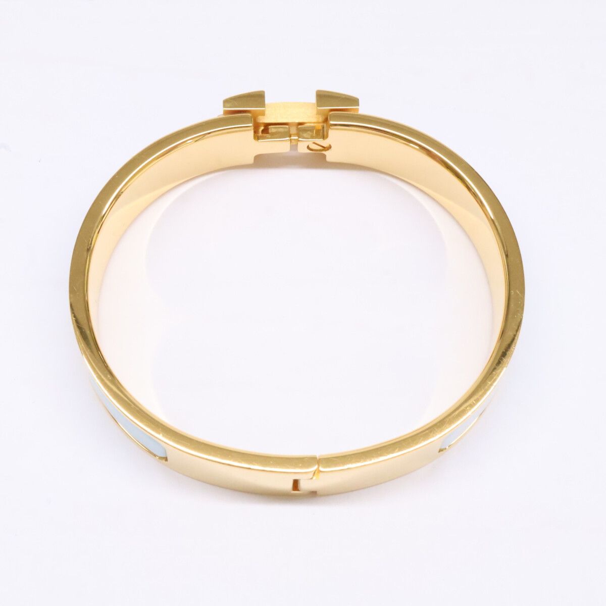 Hermes Clic PM Click PM Motif Enamel Bracelet — view 6