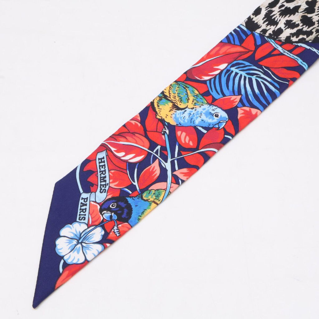 Hermes Jungle Love Silk Twilly — view 5