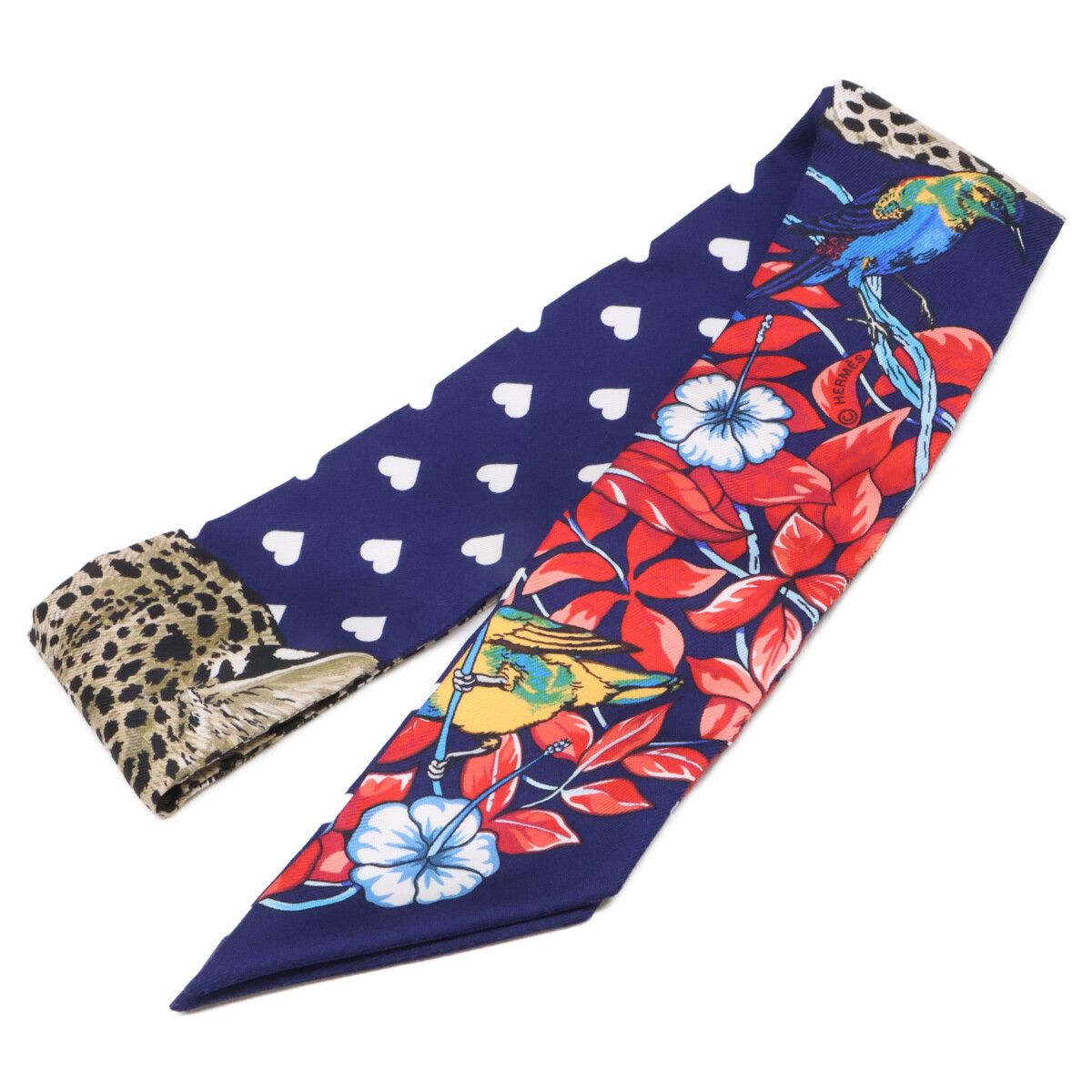Hermes Jungle Love Silk Twilly