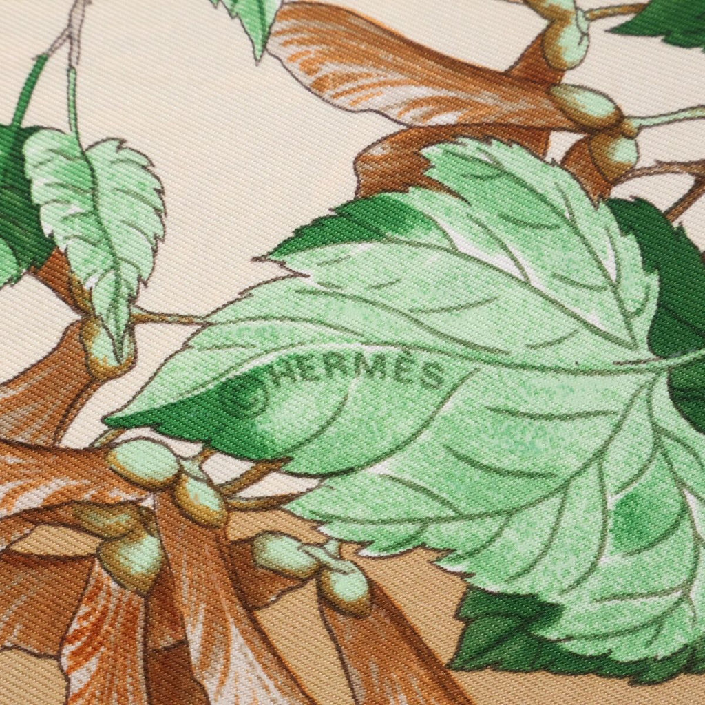 Hermes AU Coeur Des Bois in the Forest Silk Scarf — view 5
