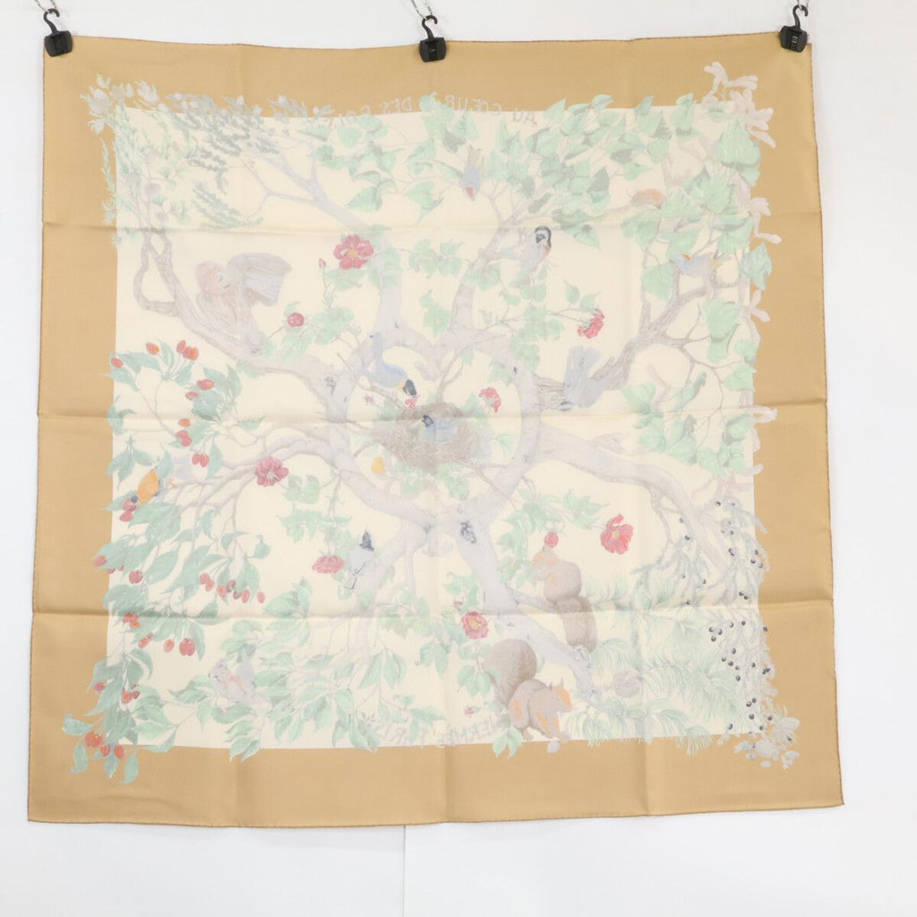 Hermes AU Coeur Des Bois in the Forest Silk Scarf — view 2