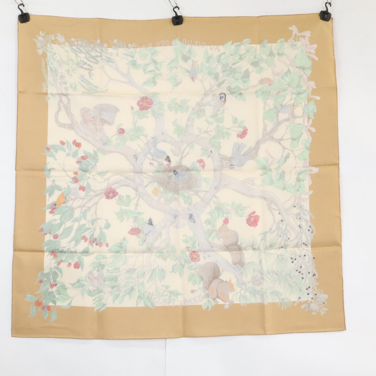 Hermes AU Coeur Des Bois in the Forest Silk Scarf — view 2
