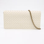 Bottega Veneta Intrecciato Leather Chain Wallet Shoulder