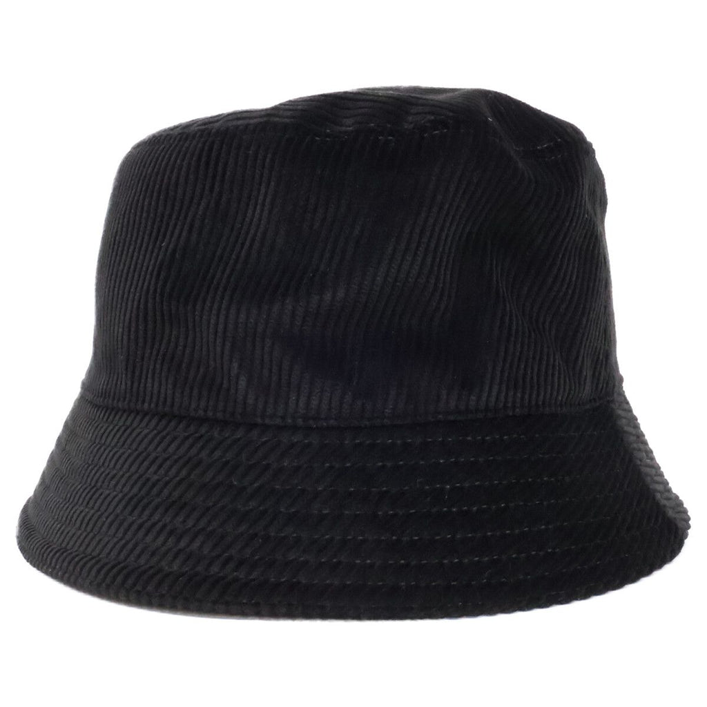 Prada Triangle Logo Corduroy Bucket — view 4