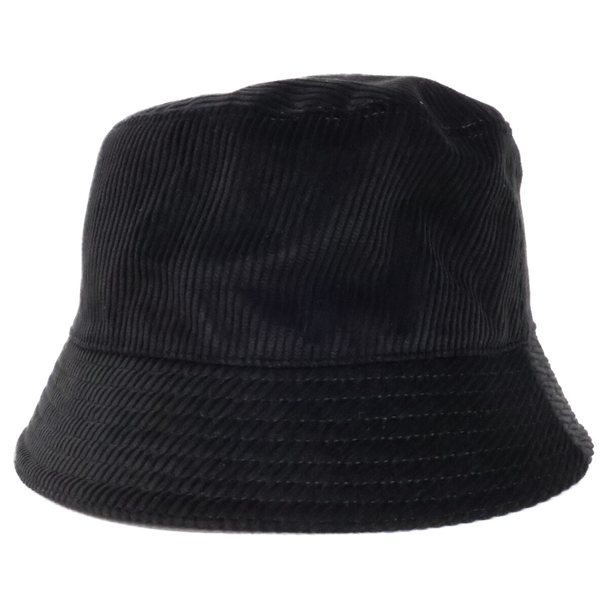 Prada Triangle Logo Corduroy Bucket — view 4
