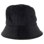 Prada Triangle Logo Corduroy Bucket — view 5