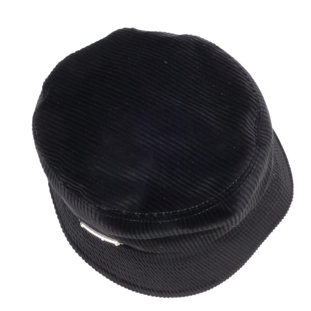 Prada Triangle Logo Corduroy Bucket — view 6