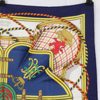Hermes Grande Tenue Horse Formal Wear Carre 90 Silk Scarf — view 3