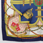 Hermes Grande Tenue Horse Formal Wear Carre 90 Silk Scarf — view 4
