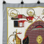 Hermes les Voitures a Transformation Folding Top Carriage Carre 90 Silk Scarf — view 2