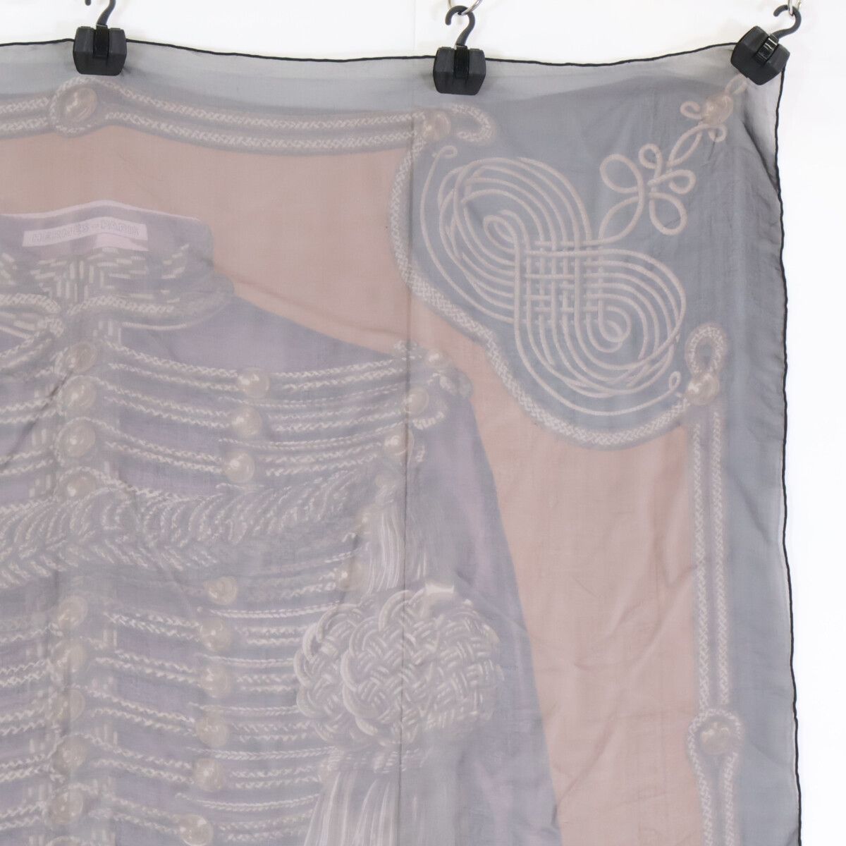 Hermes Brandebourgs Sheer Carre 90 Silk Scarf — view 3