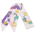 Hermes Garde Robe Pop Twilly Silk Scarf