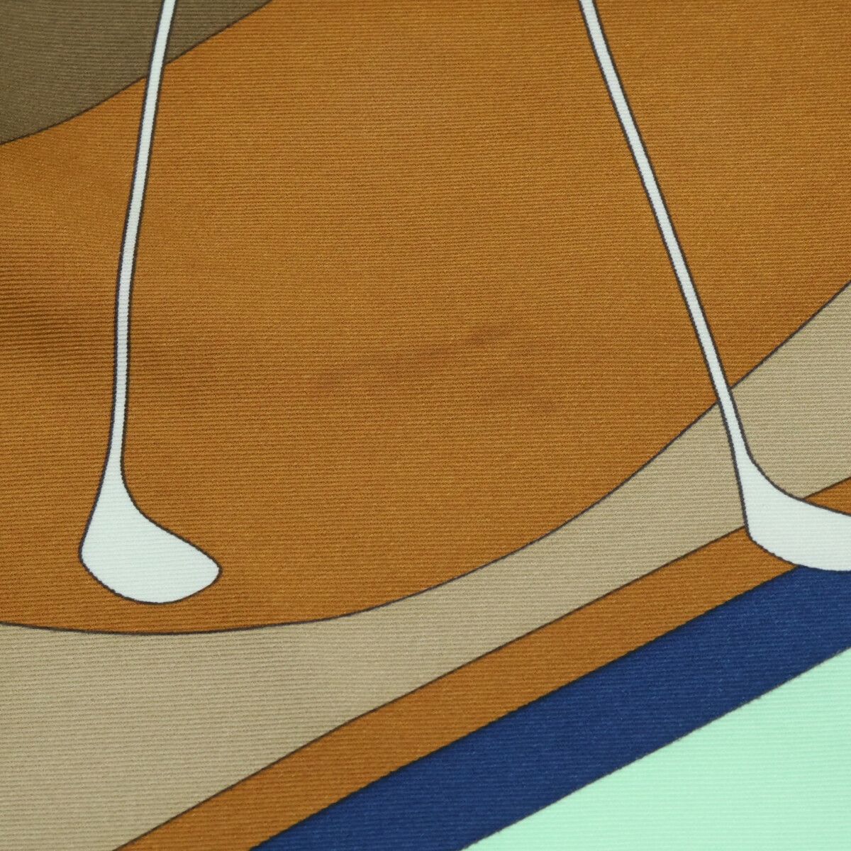 Hermes Swing Golf Club Carre 70 Silk Scarf — view 8