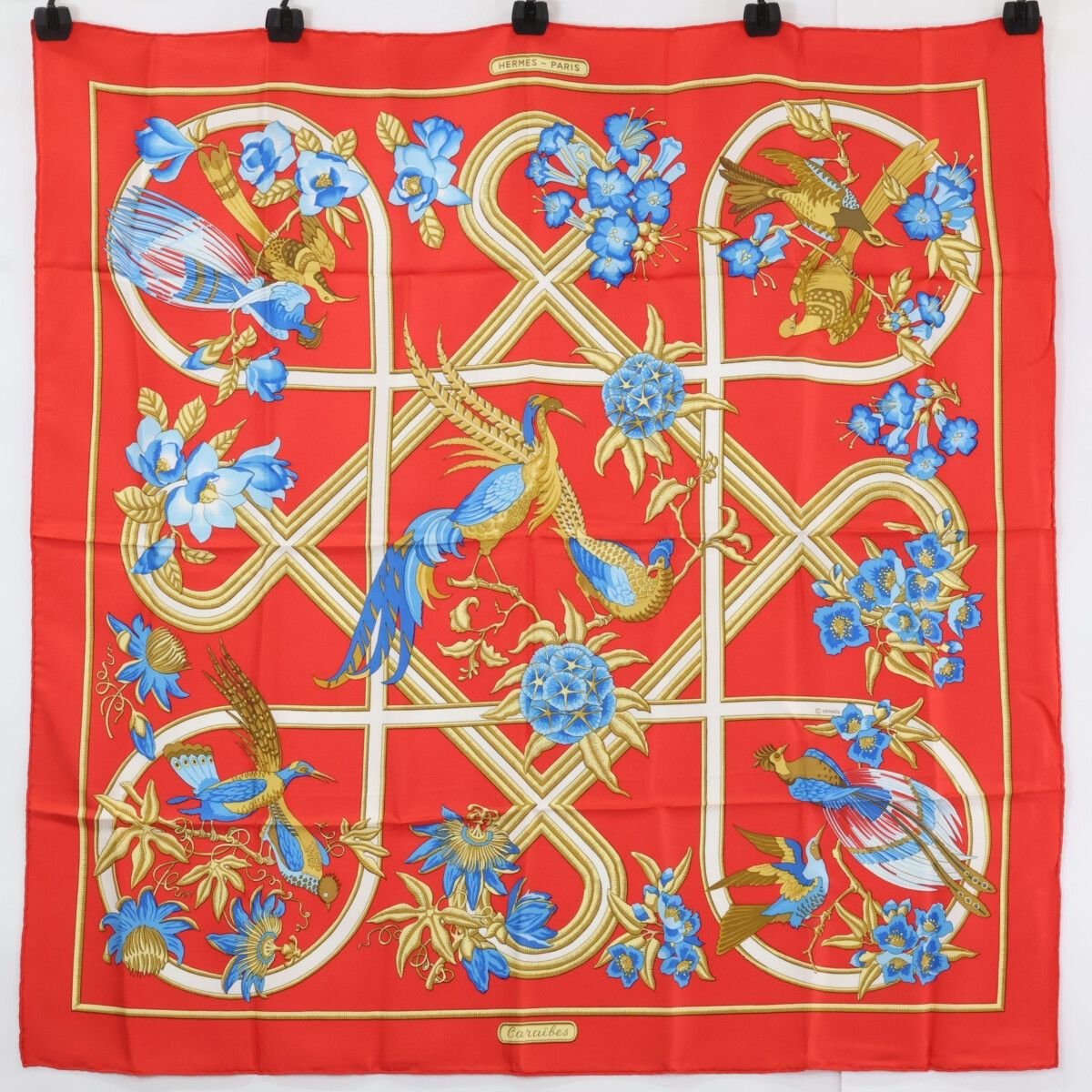 Hermes Caraibes Caribbean Carre 90 Scarf