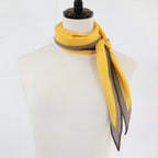 Hermes Cashmere Silk Rosange with Logo Scarf — view 2