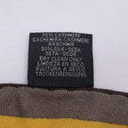 Hermes Cashmere Silk Rosange with Logo Scarf — view 8