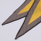 Hermes Cashmere Silk Rosange with Logo Scarf — view 5