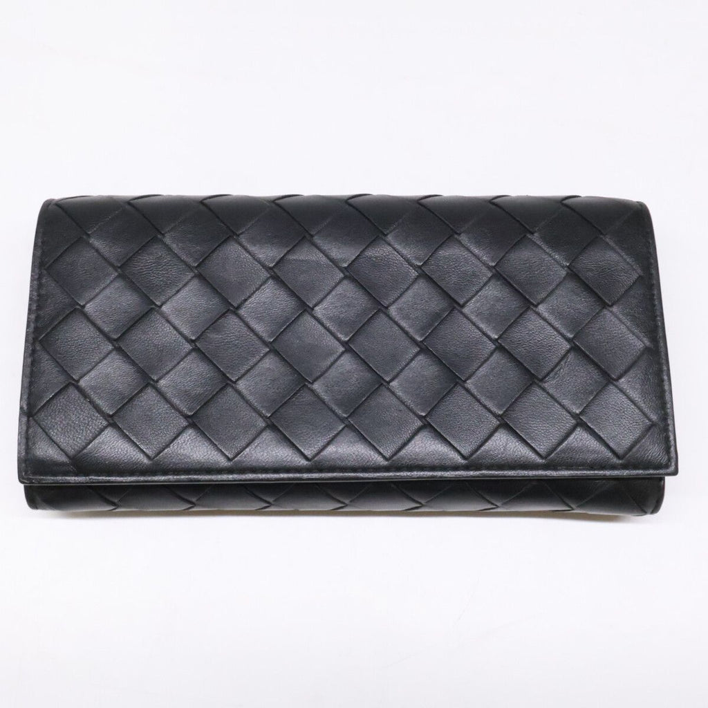 Bottega Veneta Intrecciato Flap Wallet