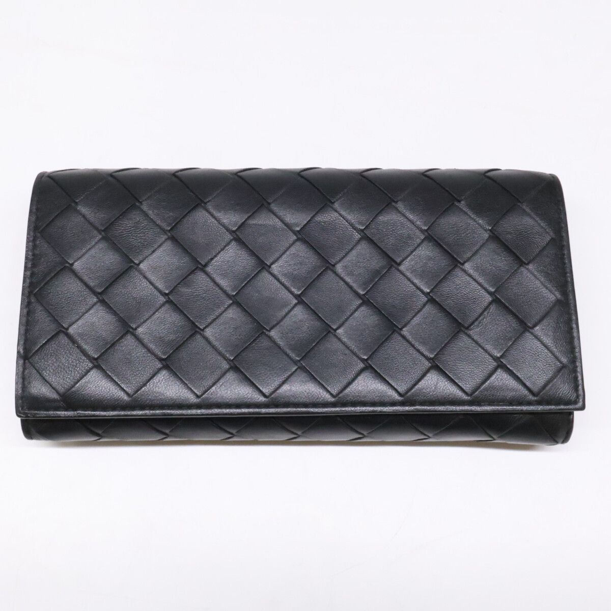 Bottega Veneta Intrecciato Flap Wallet