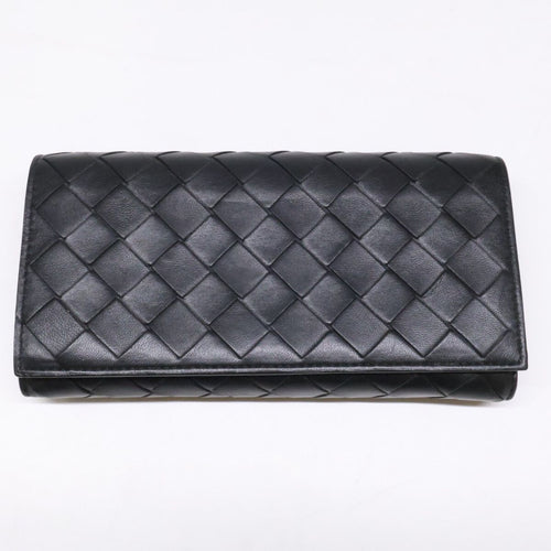 Bottega Veneta Intrecciato Flap Wallet