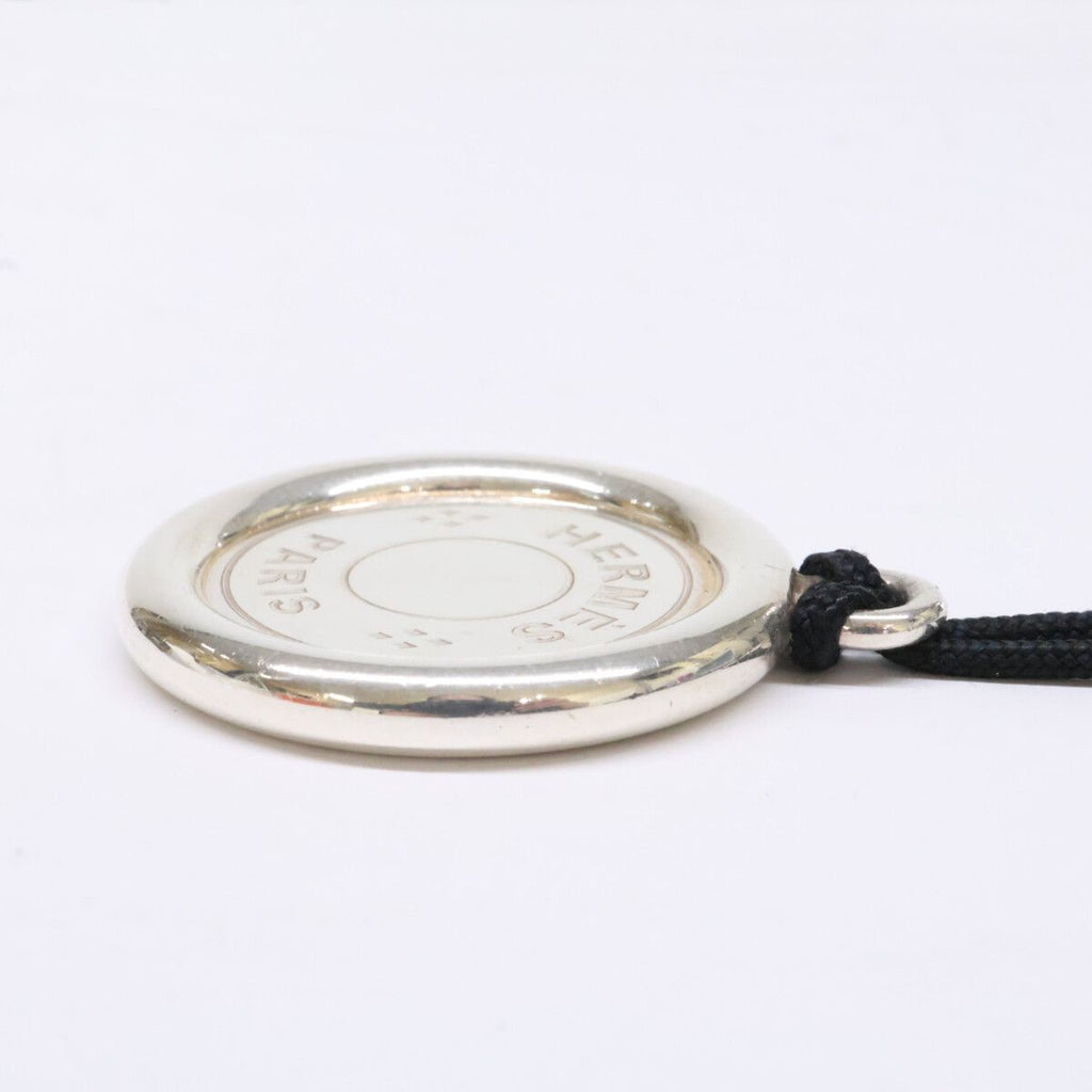 Hermes Series Crude Shell TGM Coin Code Necklace — view 3