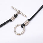 Hermes Series Crude Shell TGM Coin Code Necklace — view 7
