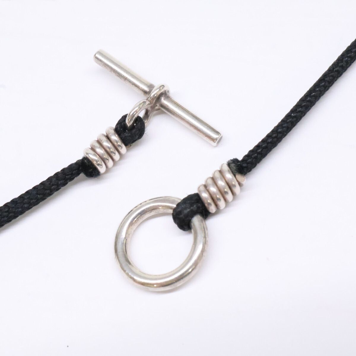 Hermes Series Crude Shell TGM Coin Code Necklace — view 7
