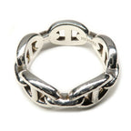 Hermes Ring Chaine D'ancre Enchainee PM 54 Silver — view 8