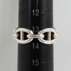 Hermes Ring Chaine D'ancre Enchainee PM 54 Silver — view 9