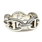 Hermes Ring Chaine D'ancre Enchainee PM 54 Silver — view 2