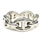Hermes Ring Chaine D'ancre Enchainee PM 54 Silver — view 4
