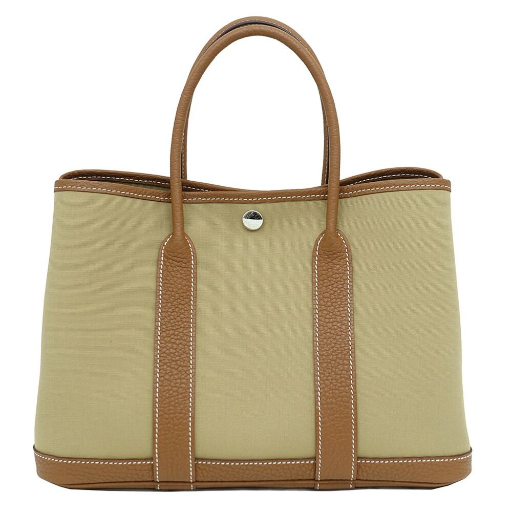 Hermes Bag Garden Party TPM Trench Gold Toile Officier Negonda