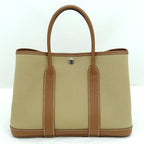 Hermes Bag Garden Party TPM Trench Gold Toile Officier Negonda — view 3