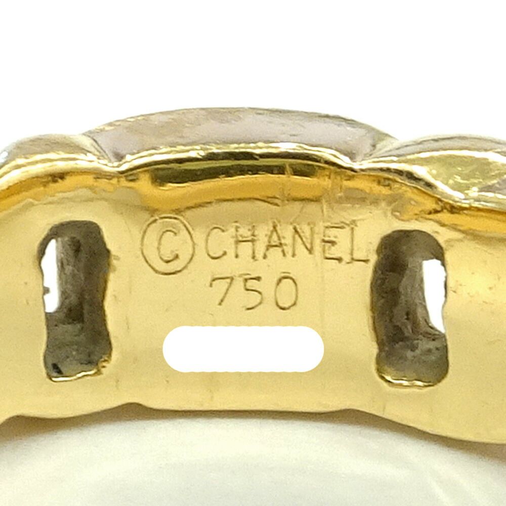 Chanel Chain Ring Peridot 18k Yellow Gold — view 9