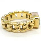 Chanel Chain Ring Peridot 18k Yellow Gold — view 4