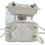 Chanel Backpack Quilted White — view 3