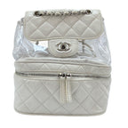 Chanel Backpack Quilted White — view 2
