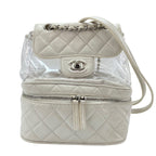 Chanel Backpack Quilted White